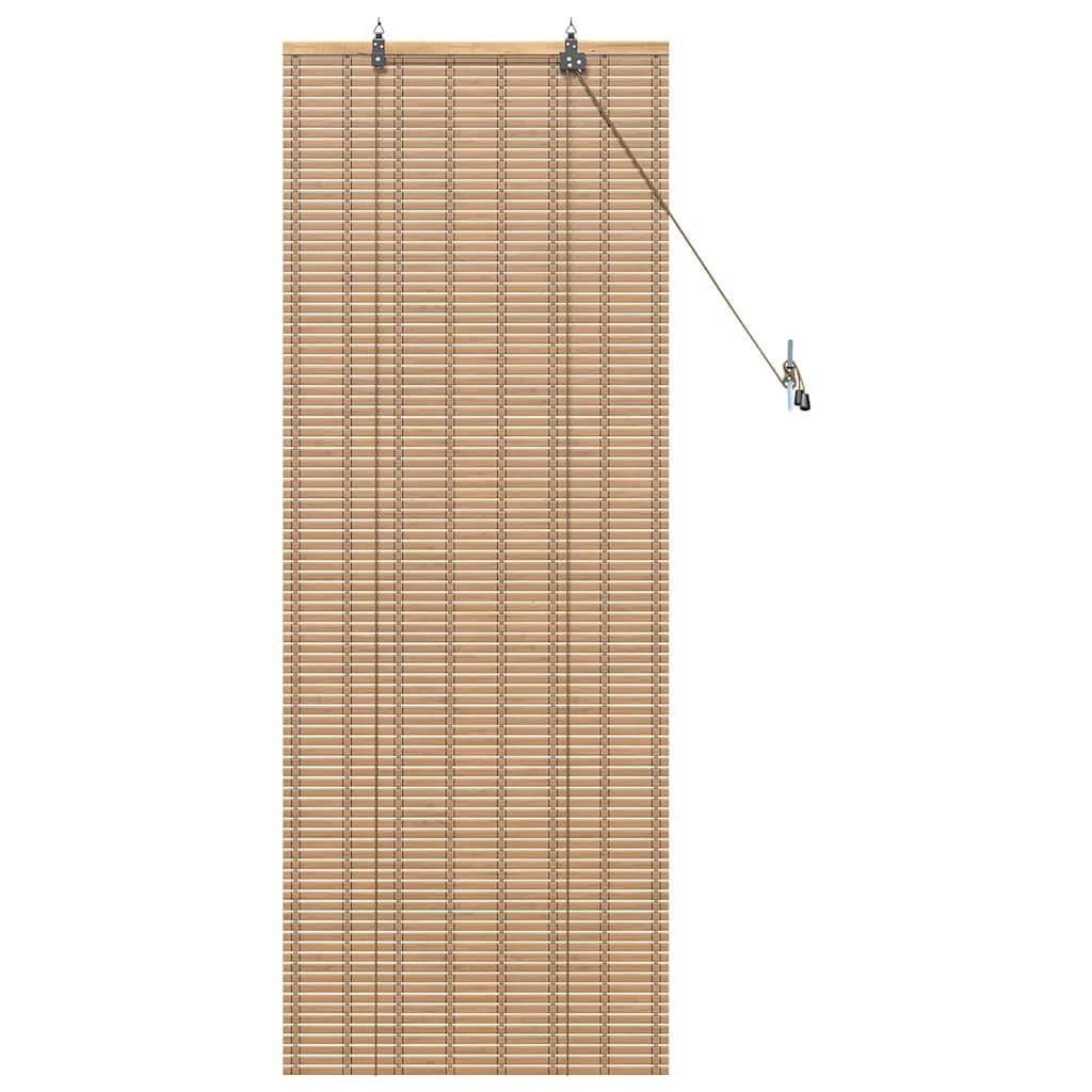 Roller Blind Other Manual Light Brown 60 x 160 cm Bamboo