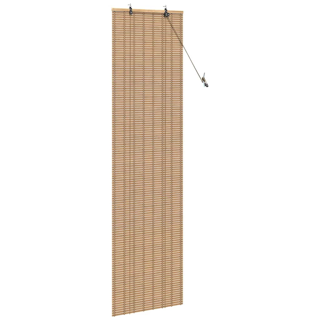 Roller Blind Other Manual Light Brown 60 x 220 cm Bamboo