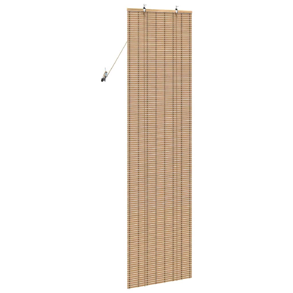 Roller Blind Other Manual Light Brown 60 x 220 cm Bamboo