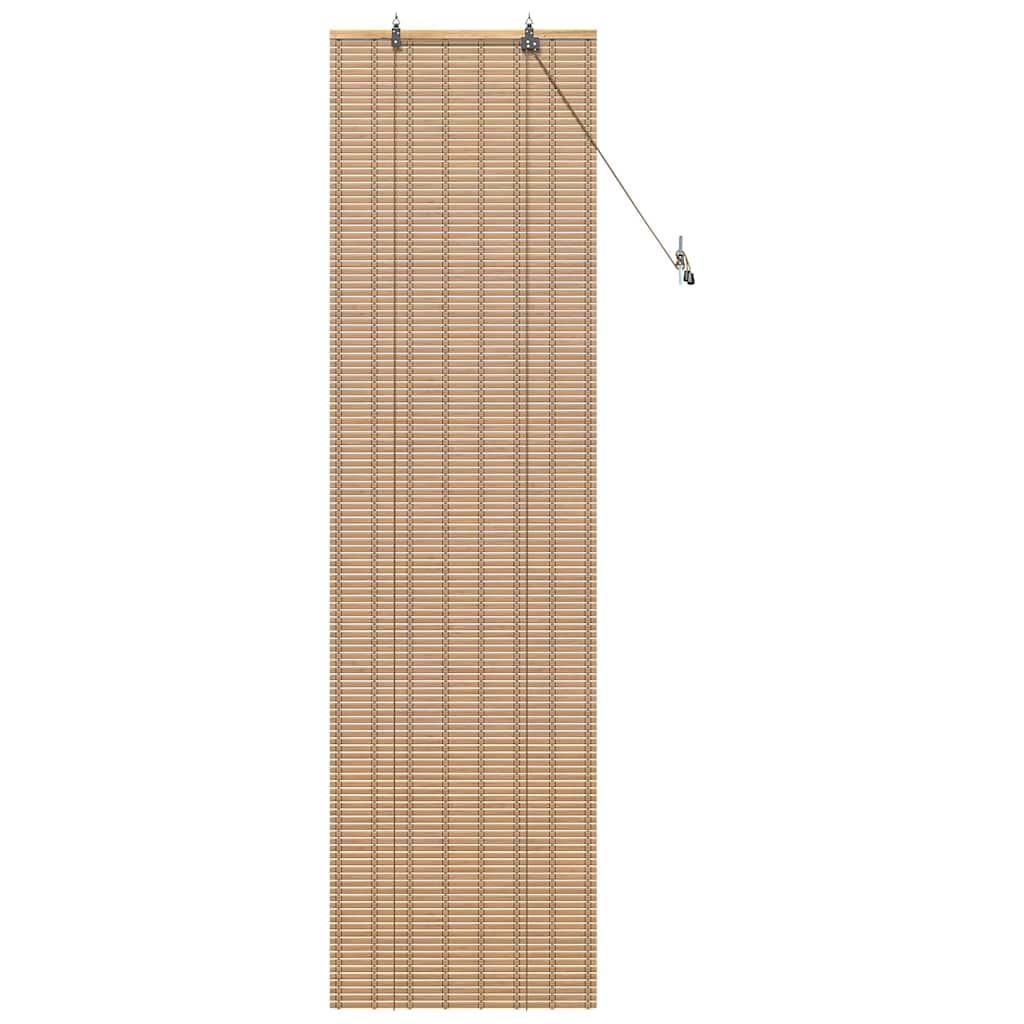 Roller Blind Other Manual Light Brown 60 x 220 cm Bamboo