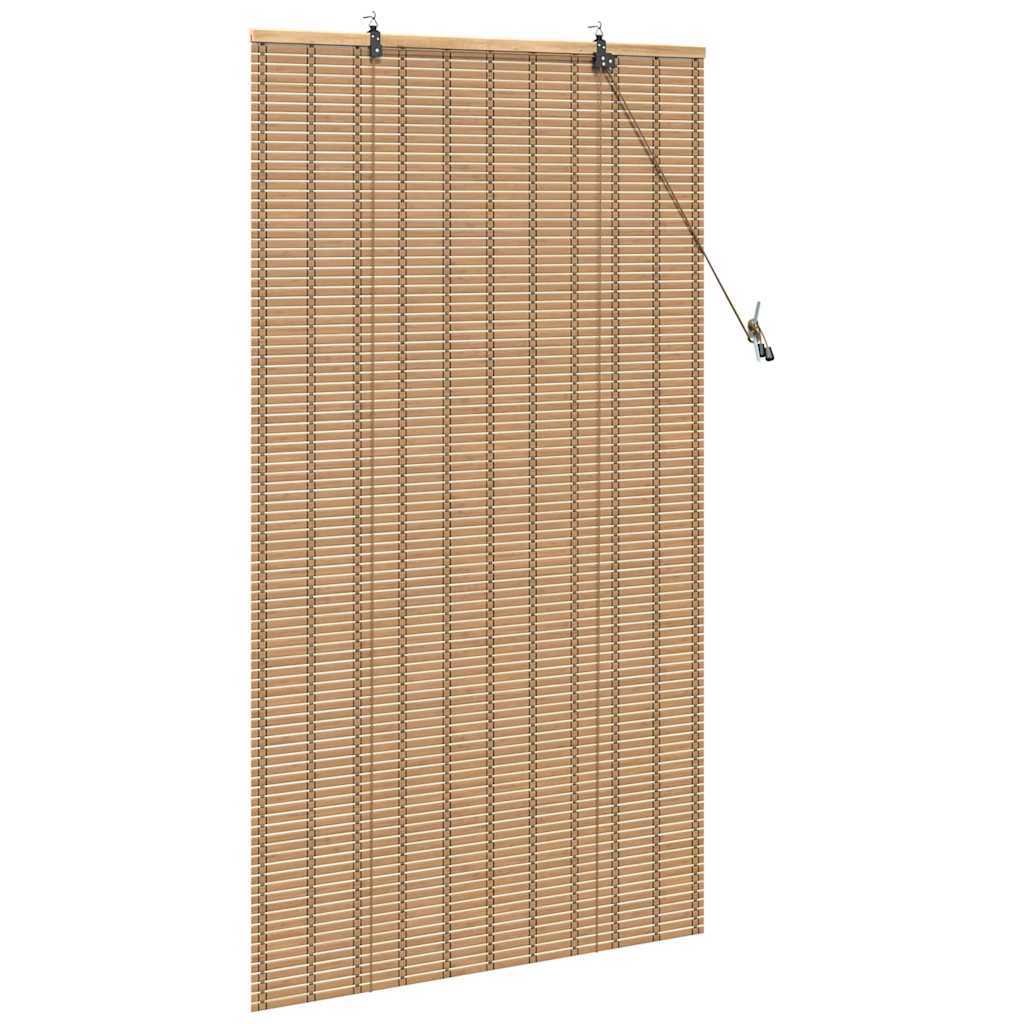 Roller Blind Other Manual Light Brown 80 x 160 cm Bamboo