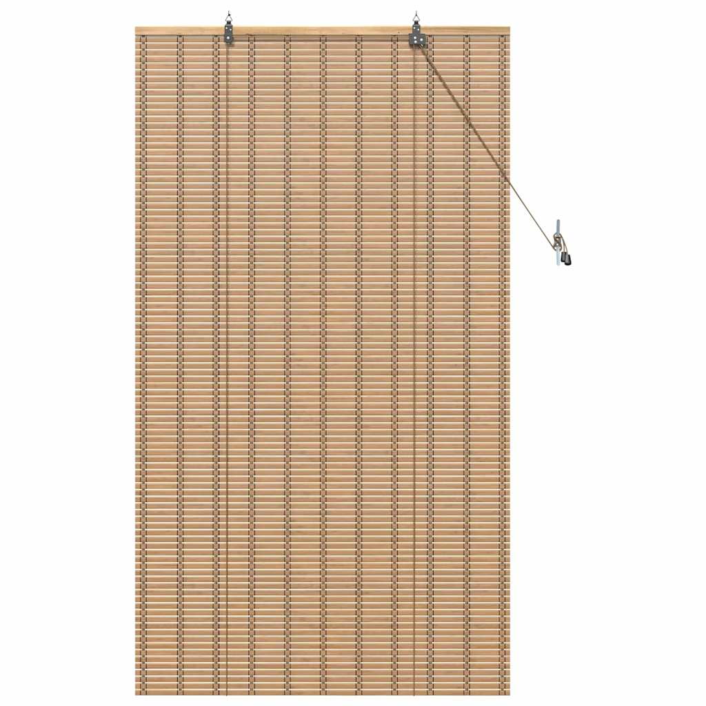 Roller Blind Other Manual Light Brown 80 x 160 cm Bamboo
