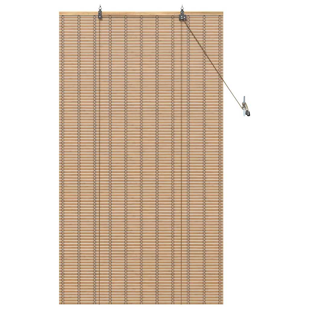 Roller Blind Other Manual Light Brown 90 x 160 cm Bamboo