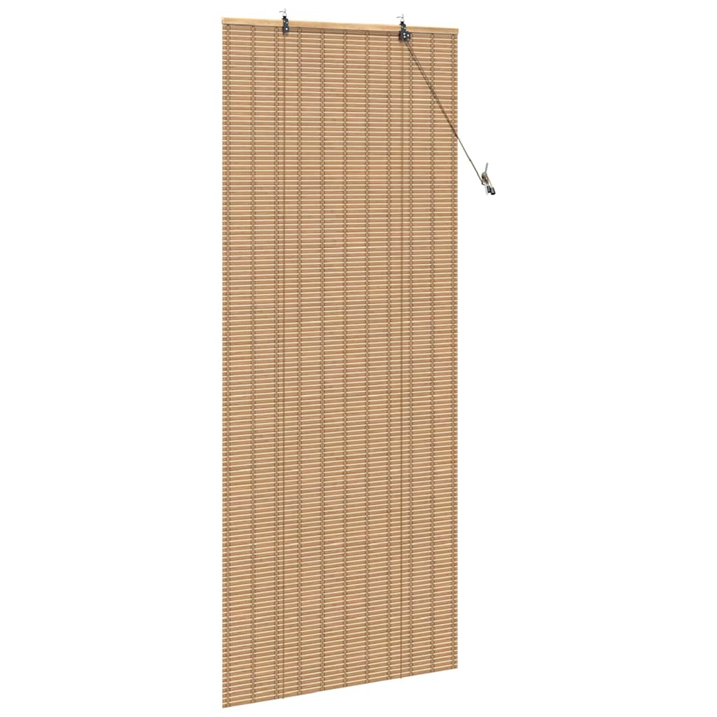 Roller Blind Other Manual Light Brown 90 x 220 cm Bamboo