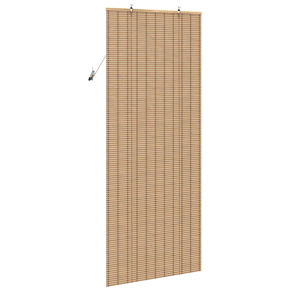 Roller Blind Other Manual Light Brown 90 x 220 cm Bamboo