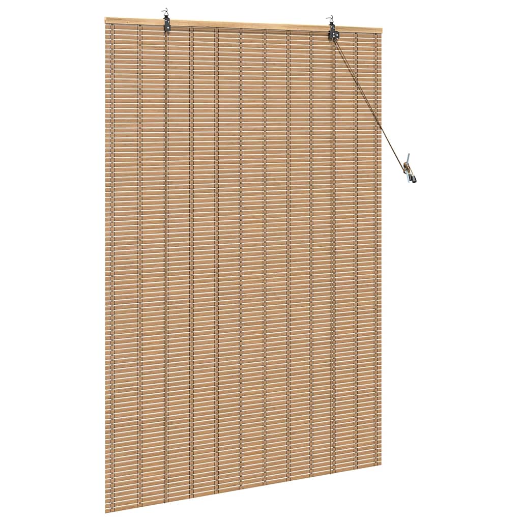 Roller Blind Other Manual Light Brown 100 x 160 cm Bamboo