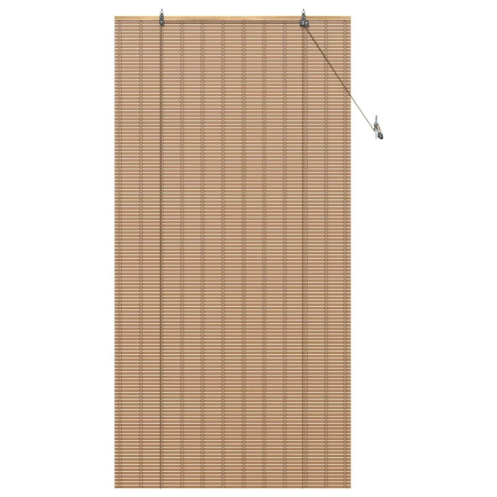 Roller Blind Other Manual Light Brown 100 x 220 cm Bamboo