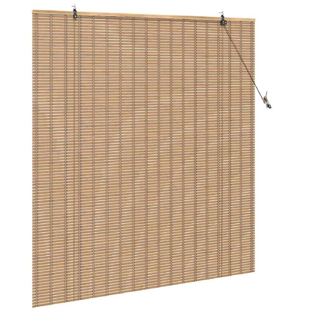 Roller Blind Other Manual Light Brown 140 x 160 cm Bamboo