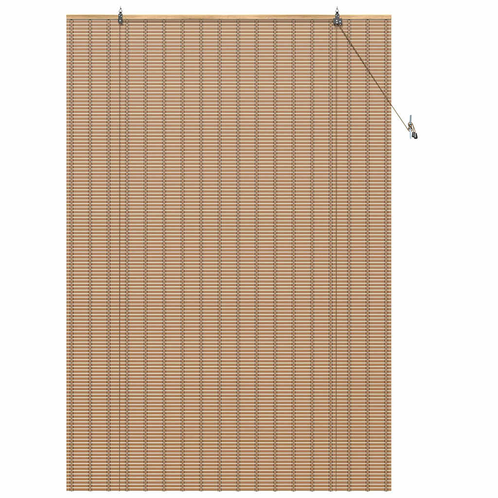 Roller Blind Other Manual Light Brown 140 x 220 cm Bamboo