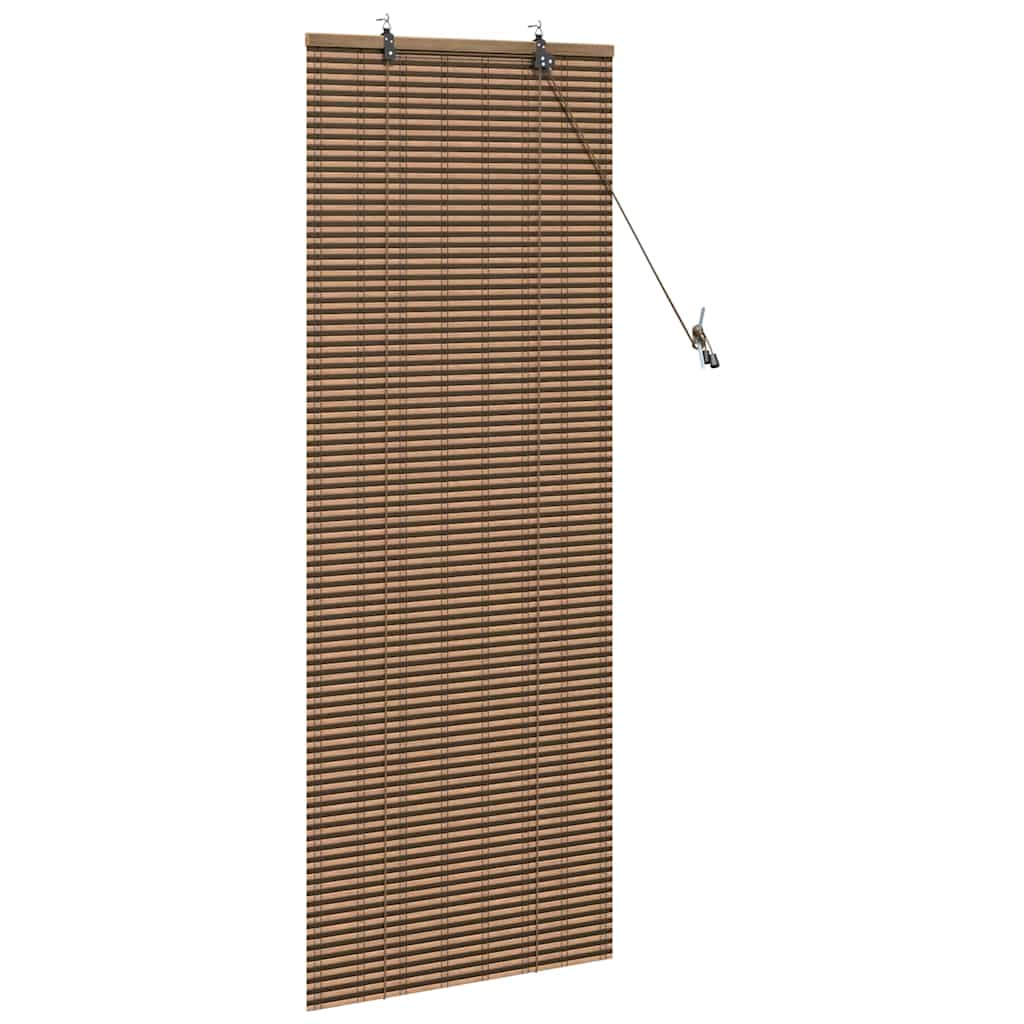 Window Blind Geometric Brown 60 x 160 cm Bamboo