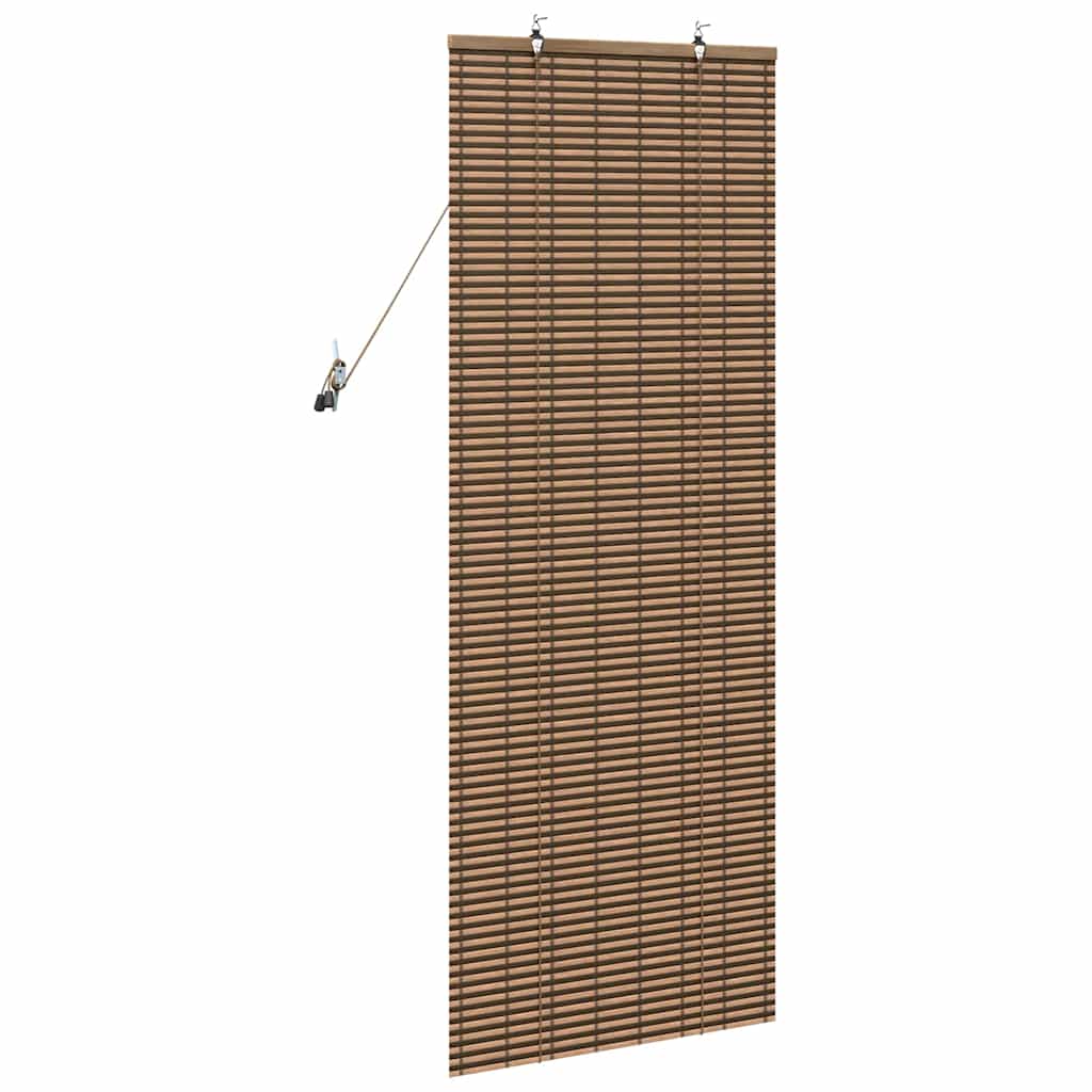 Window Blind Geometric Brown 60 x 160 cm Bamboo
