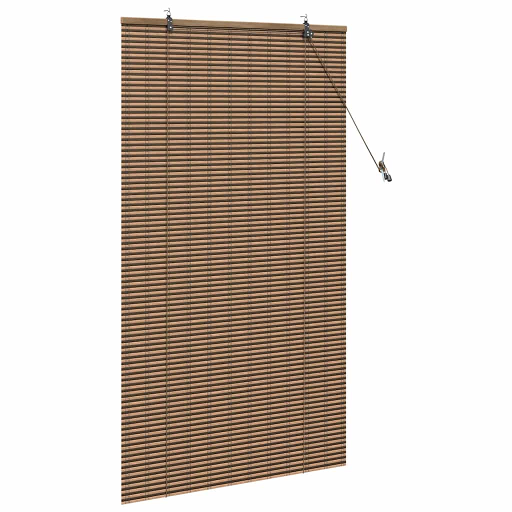 Window Blind Geometric Brown 80 x 160 cm Bamboo