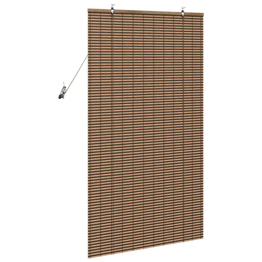 Window Blind Geometric Brown 80 x 160 cm Bamboo
