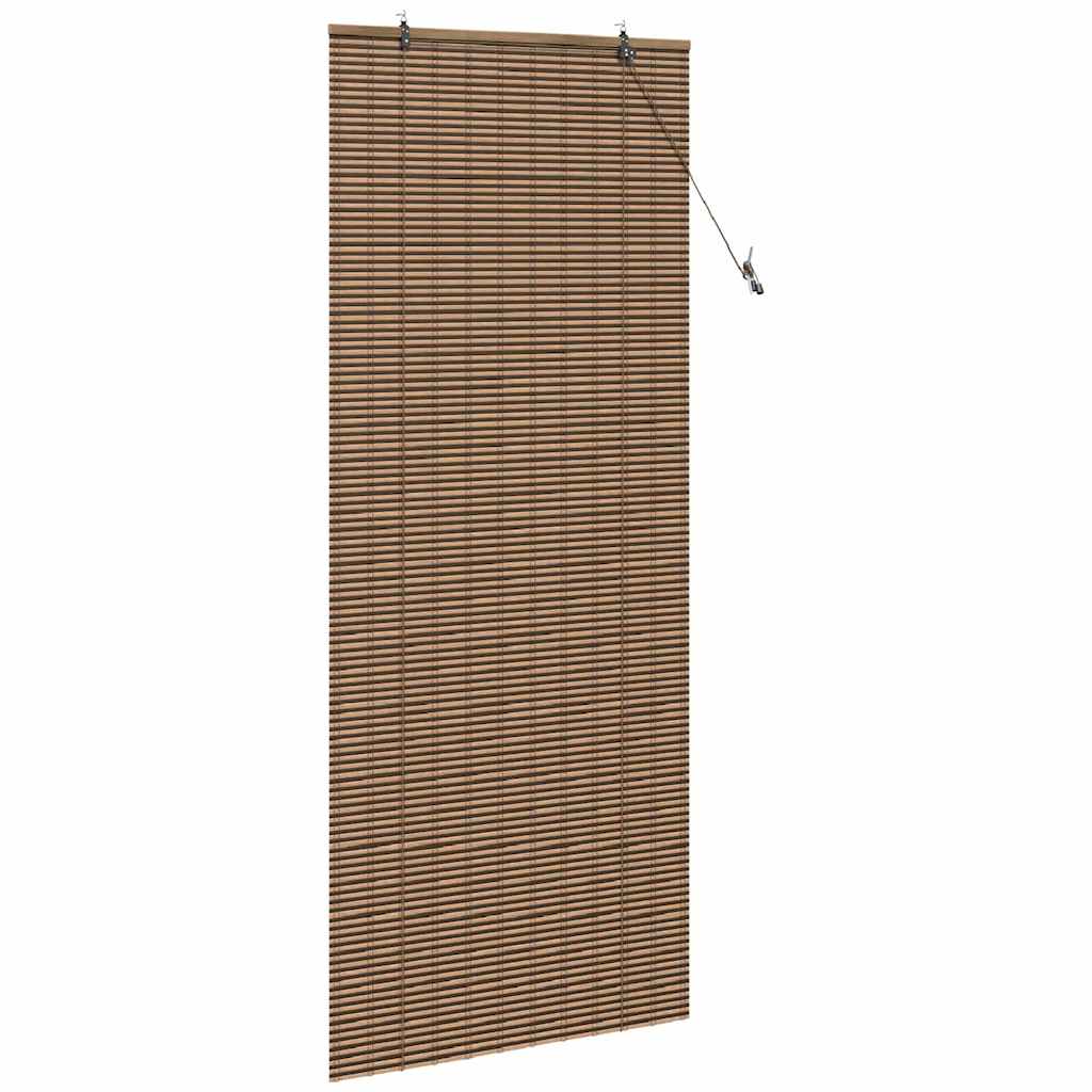 Window Blind Geometric Brown 80 x 220 cm Bamboo