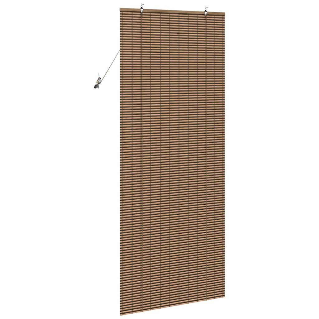 Window Blind Geometric Brown 90 x 220 cm Bamboo
