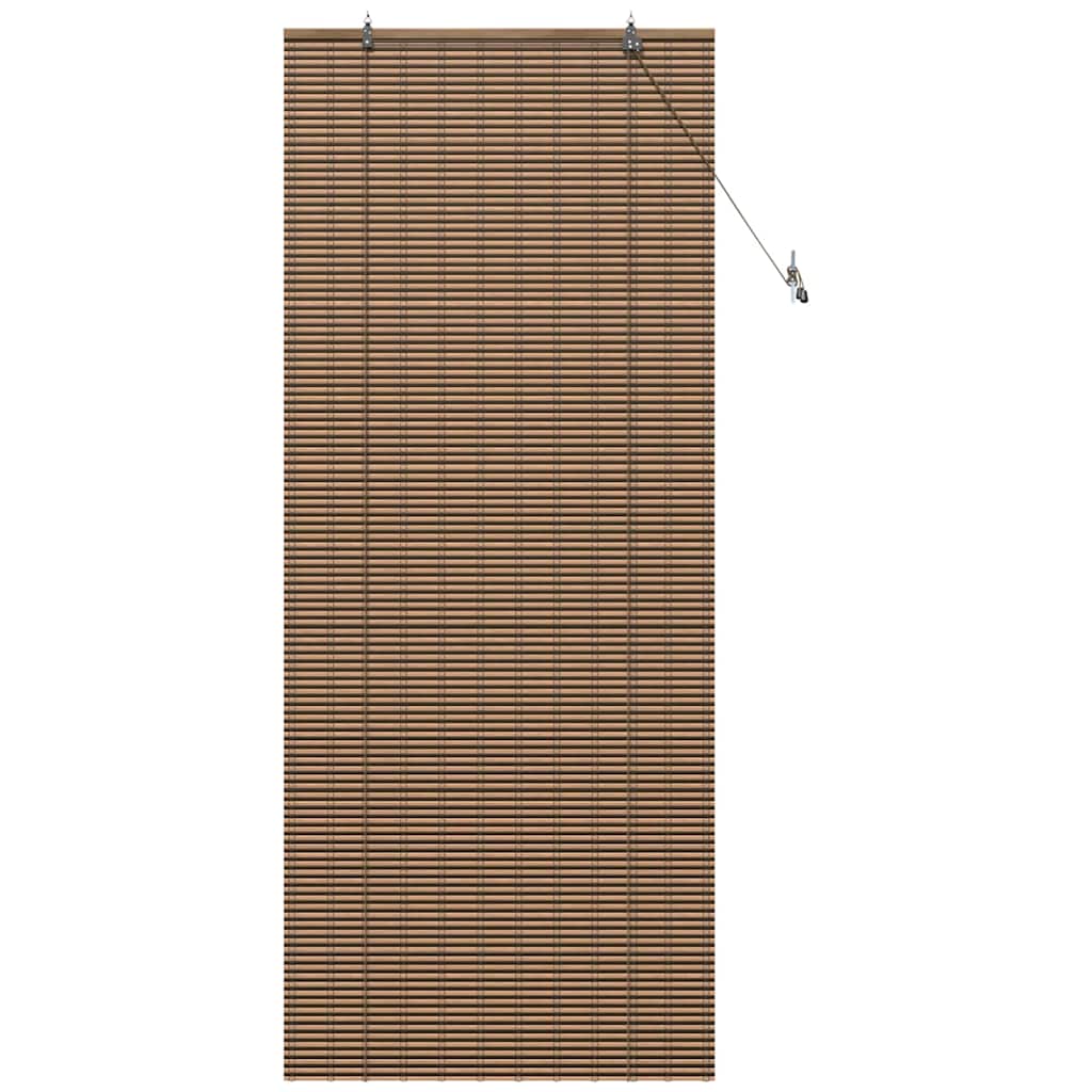 Window Blind Geometric Brown 90 x 220 cm Bamboo