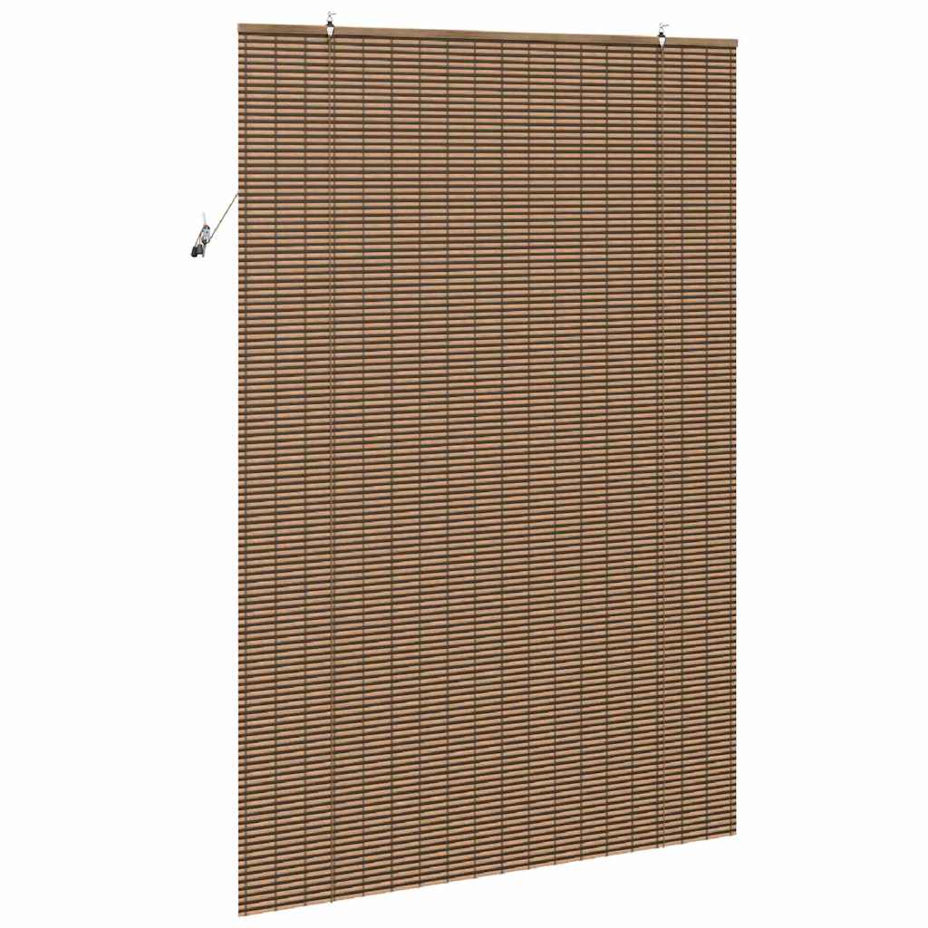 Window Blind Geometric Brown 140 x 220 cm Bamboo