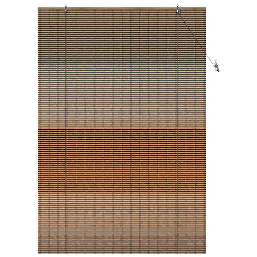 Window Blind Geometric Brown 150 x 220 cm Bamboo