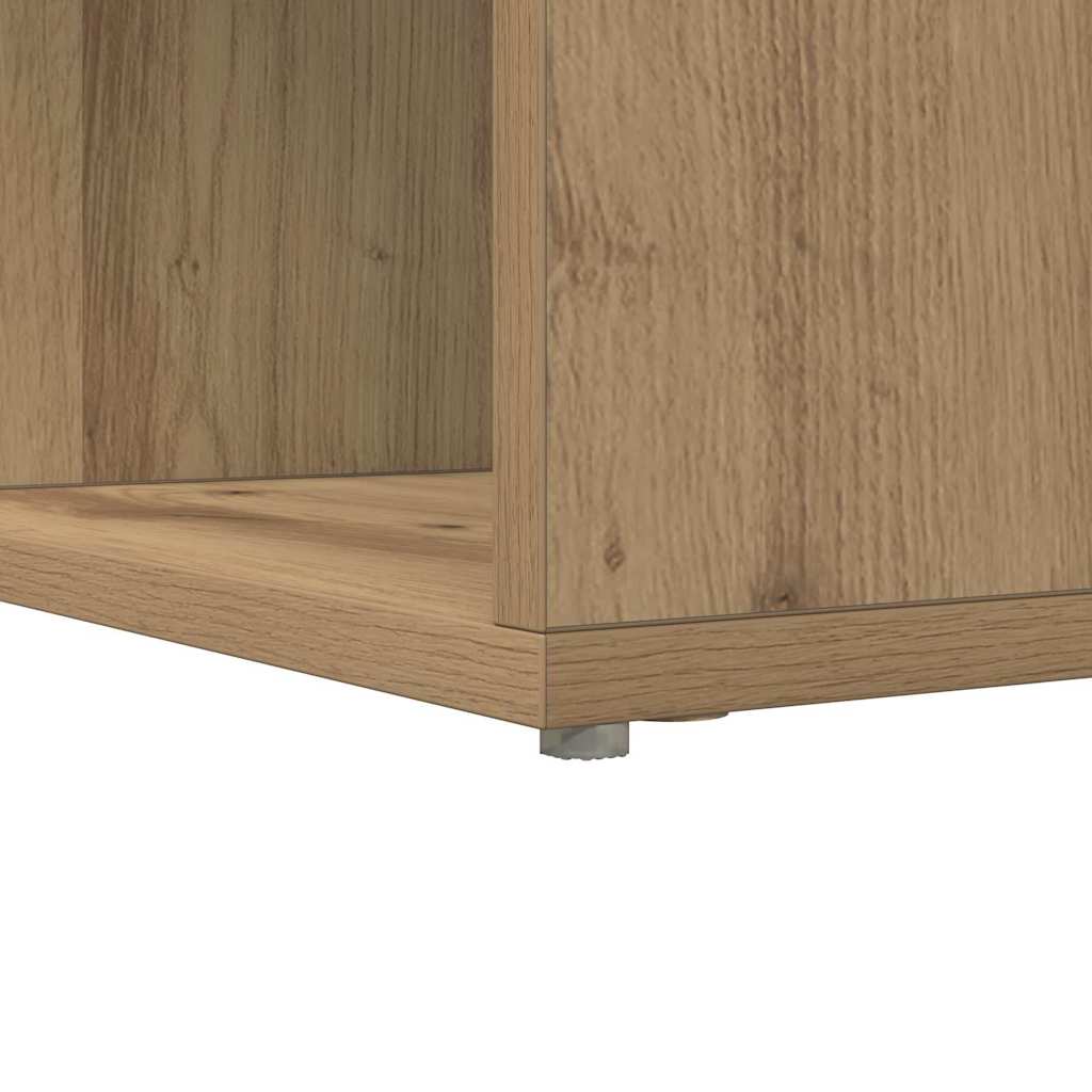 Corner Desk with Shelf Artisan oak 101.5 x 149.5 x 149.5 cm