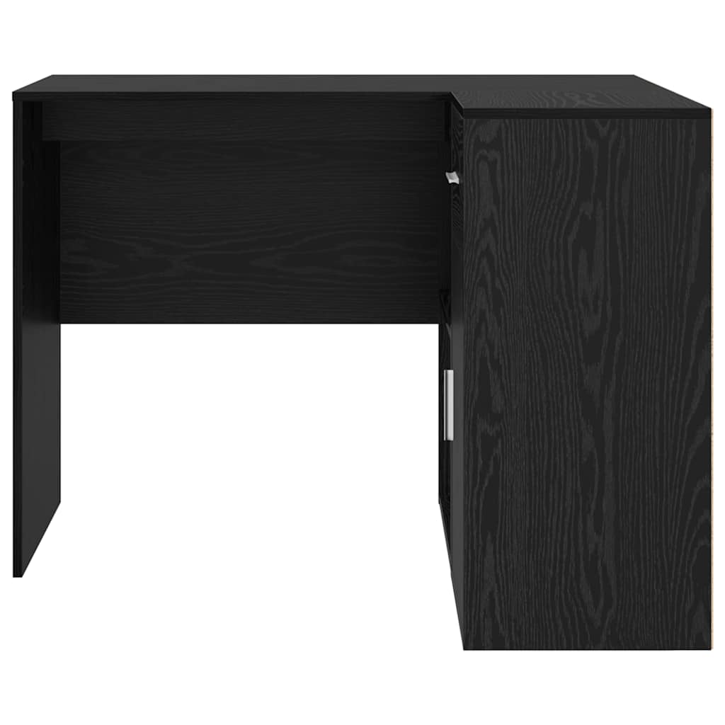 Corner Desk Black oak 102 x 50 x 75 cm Engineered wood