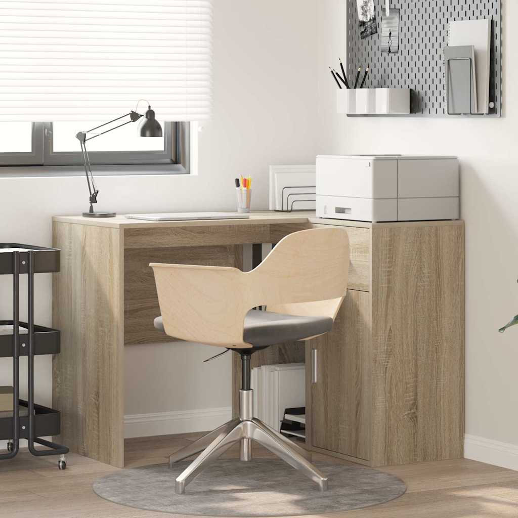 Corner Desk Sonoma Oak 102 x 50 x 75 cm Engineered wood