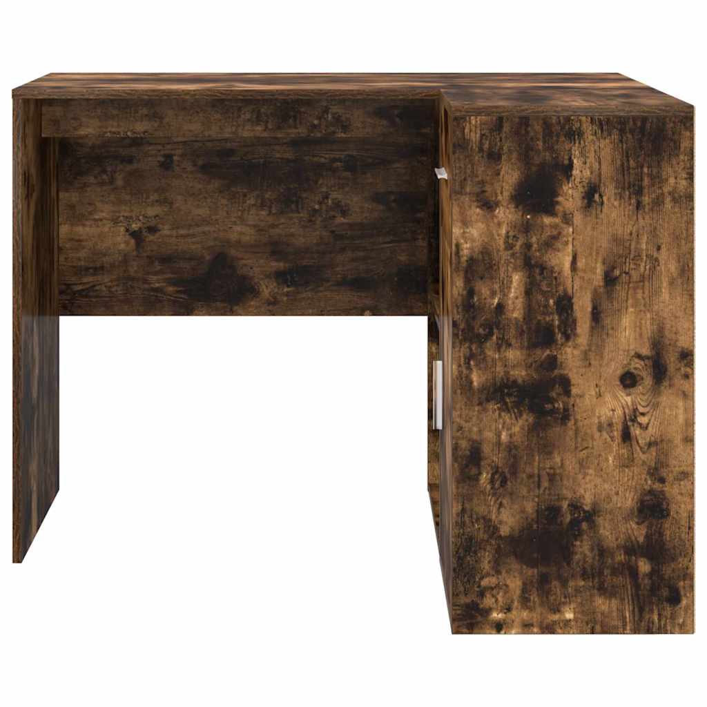 Corner Desk Smoked Oak 102 x 50 x 75 cm Engineered wood