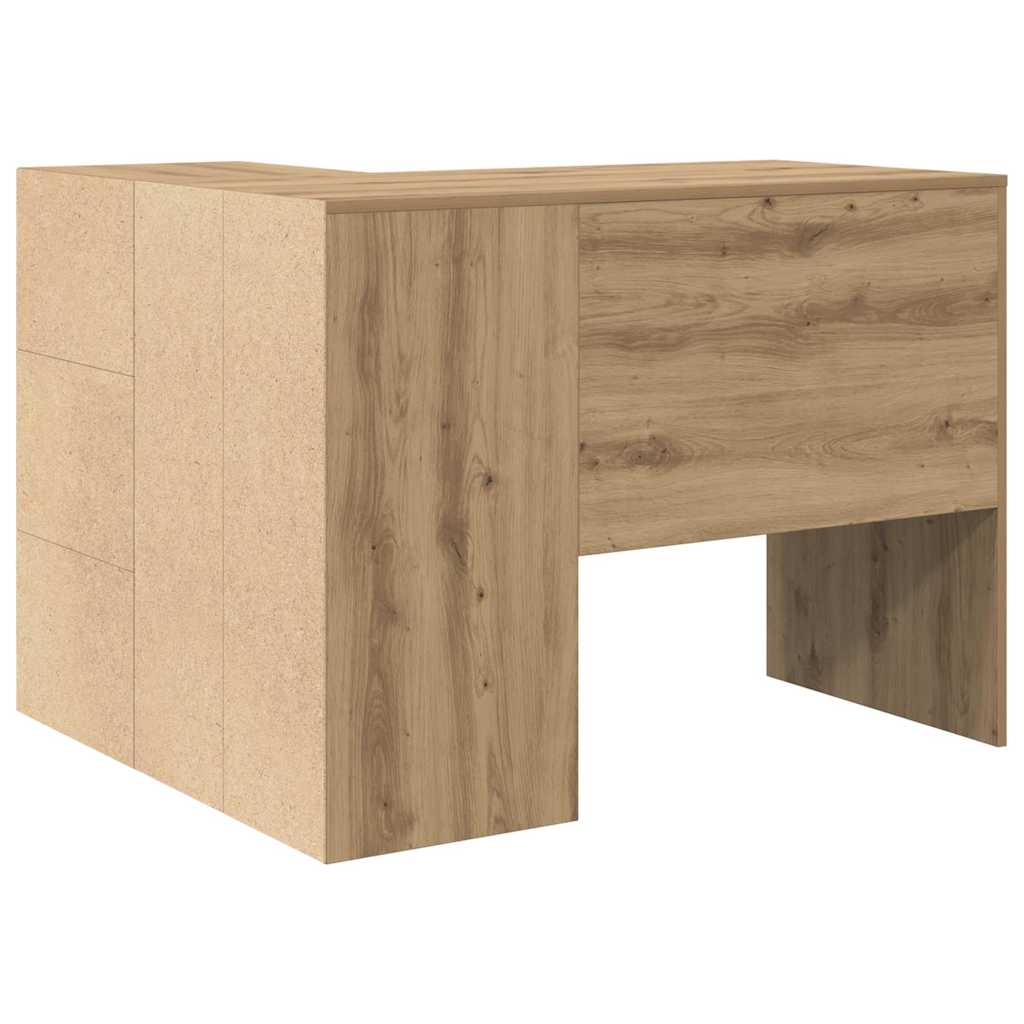 Corner Desk Artisan oak 102 x 50 x 75 cm Engineered wood
