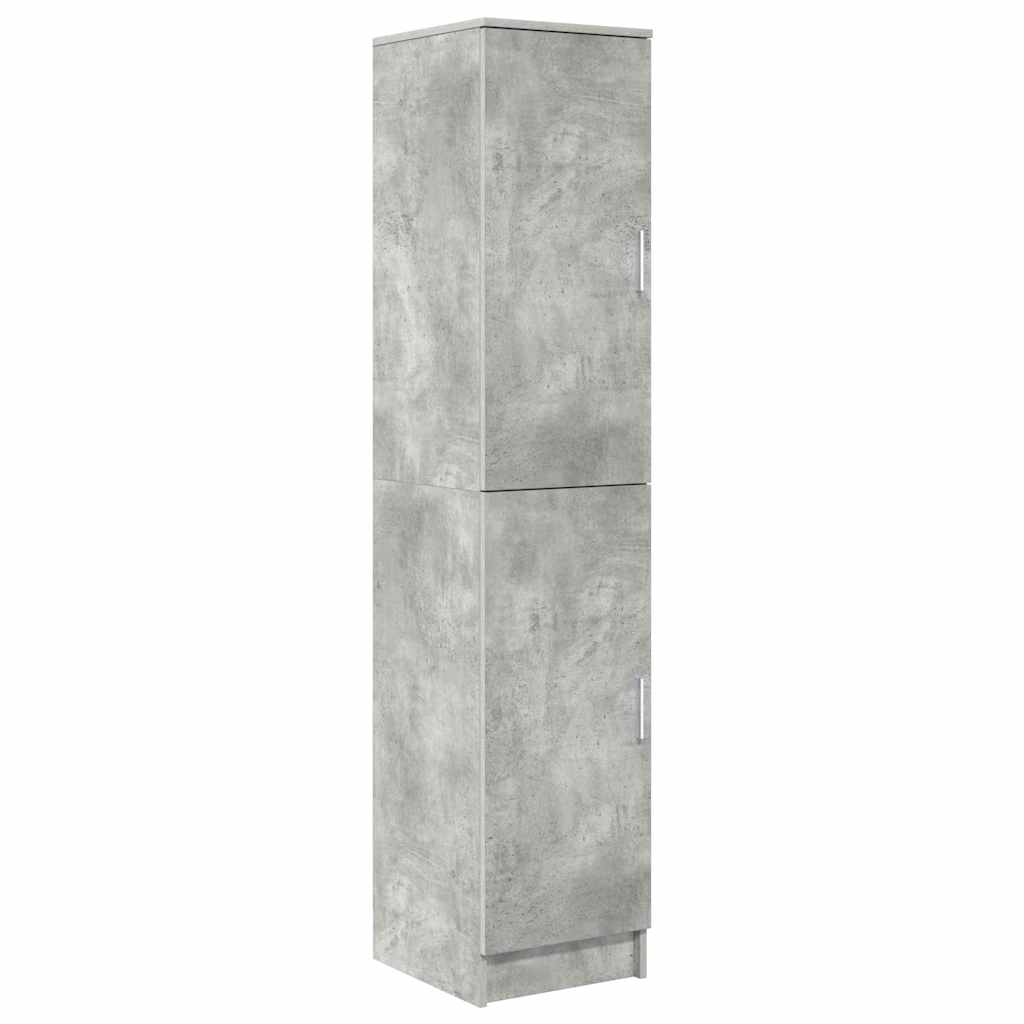 Desk with Storage 2 pcs Concrete Grey 78.5 x 37 x 154.5 cm