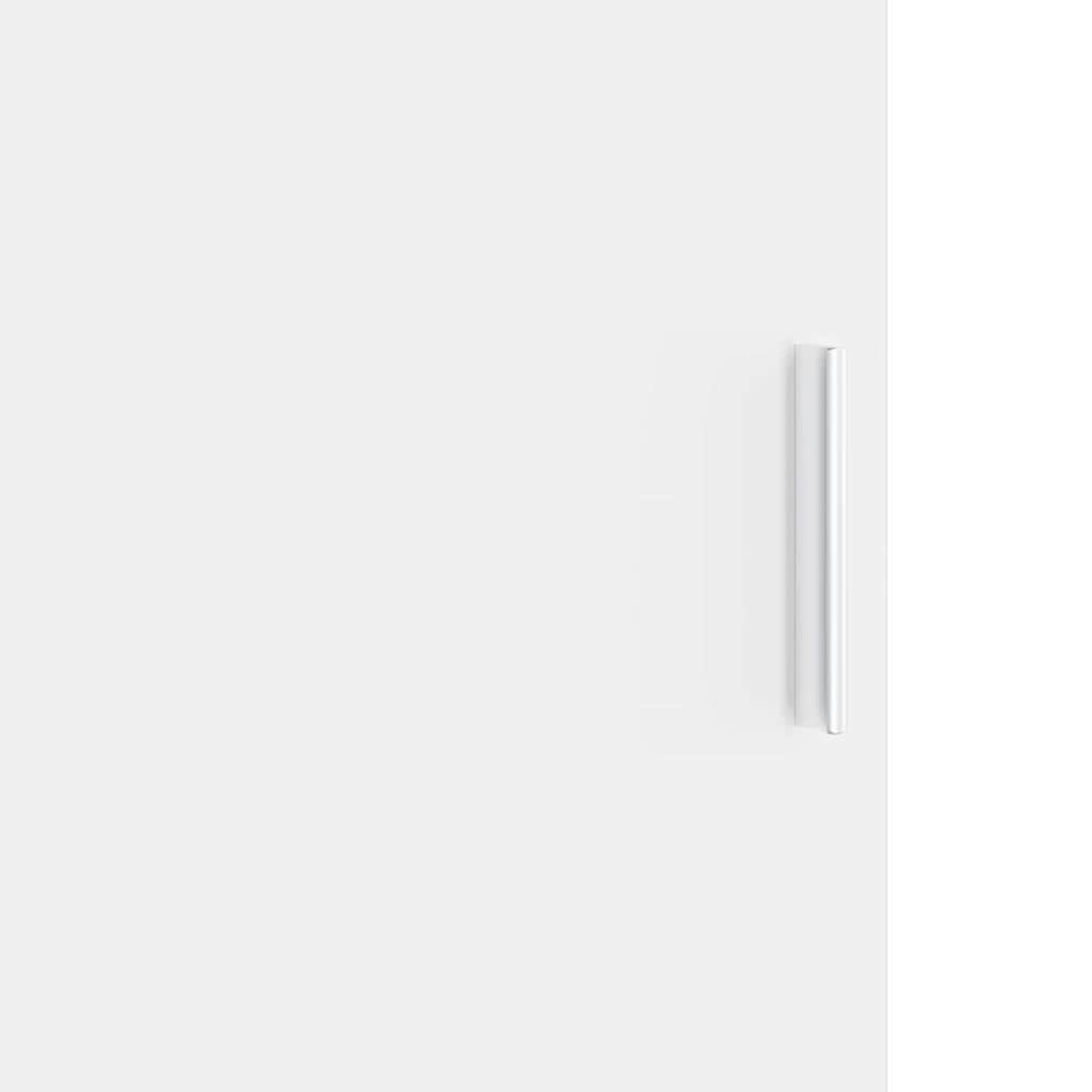 Desk with Storage 2 pcs White 102 x 50 x 124 cm Engineered wood