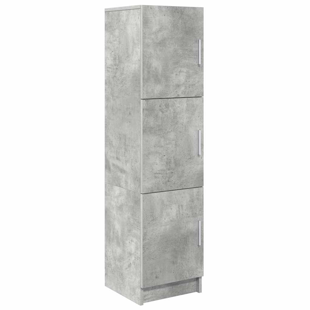 Desk with Storage 2 pcs Concrete Grey 102 x 50 x 124 cm