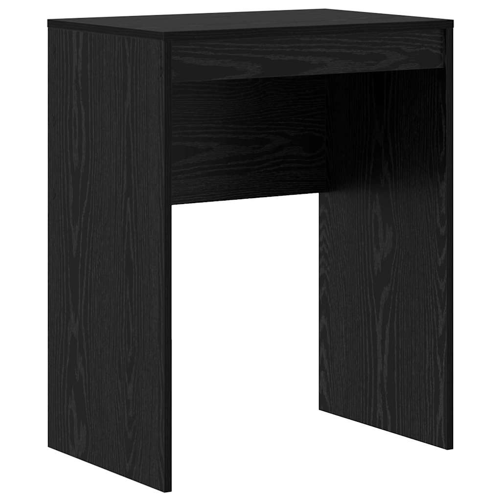 Desk with Storage with Shelf 2 pcs Black oak 45.5 x 34 x 127 cm