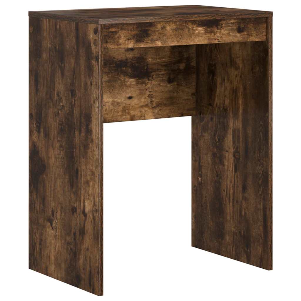 Desk with Storage 2 pcs Smoked Oak 45.5 x 34 x 127 cm