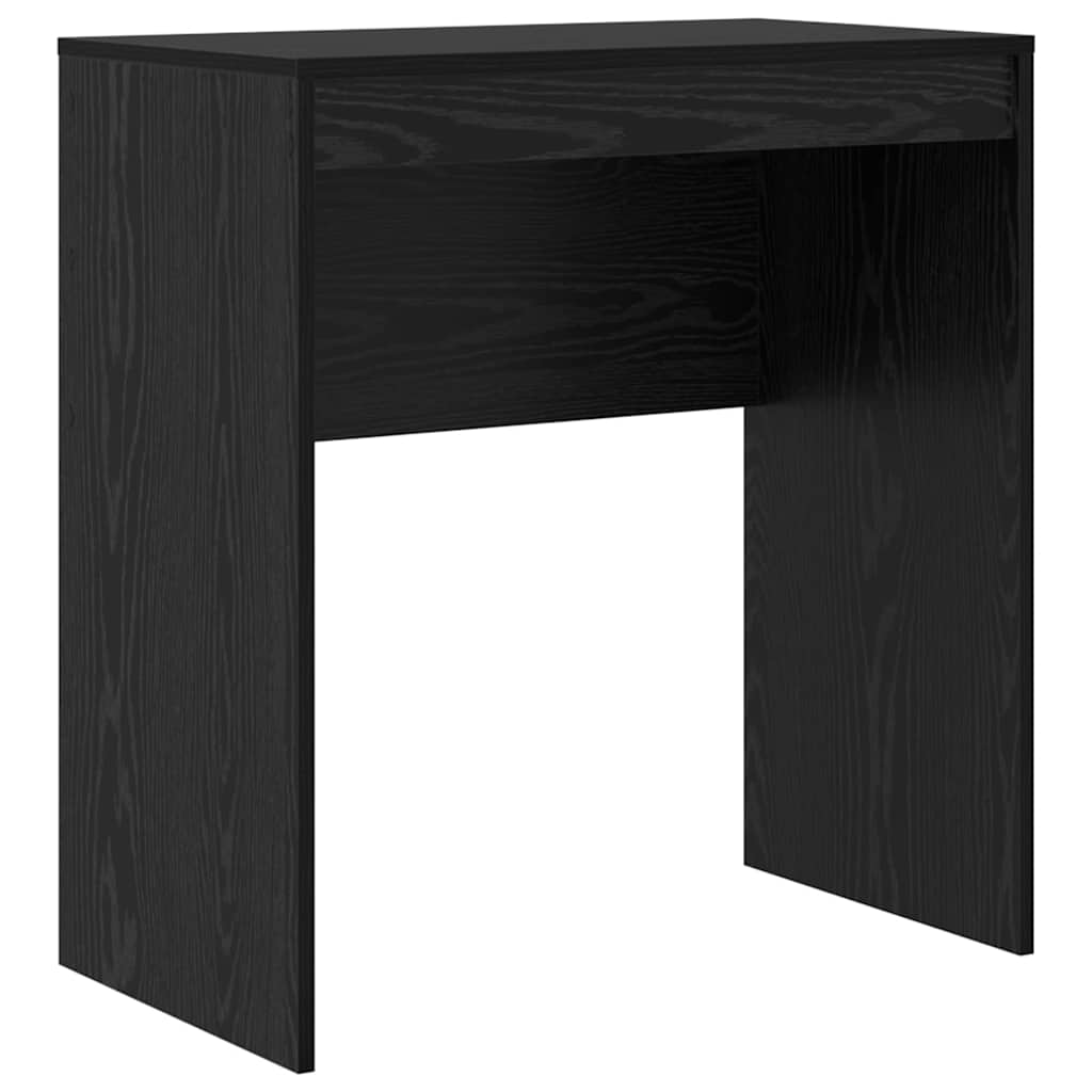 Desk with Storage with Drawer 2 pcs Black oak 70 x 40 x 76 cm