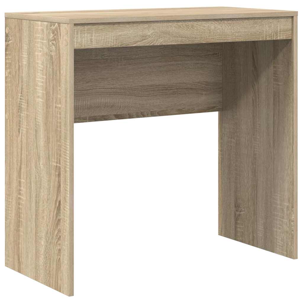 Desk with Storage with Drawer 2 pcs Sonoma Oak 80 x 40 x 76 cm