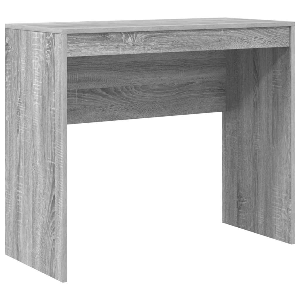 Desk with Storage with Drawer 2 pcs Grey sonoma 90 x 40 x 76 cm