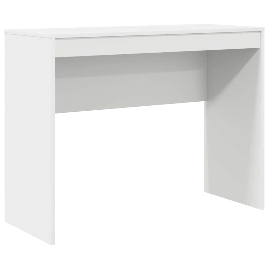 Desk with Storage 2 pcs White 100 x 40 x 76 cm Engineered wood