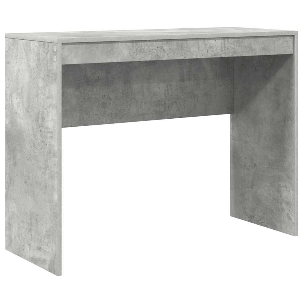 Desk with Storage 2 pcs Concrete Grey 100 x 40 x 76 cm