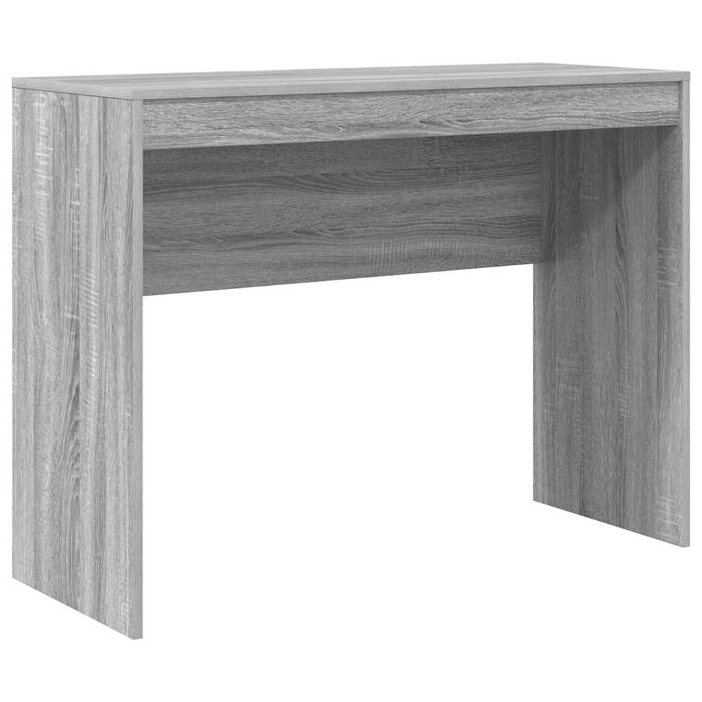 Desk with Storage with Shelf 2 pcs Grey sonoma 100 x 40 x 76 cm