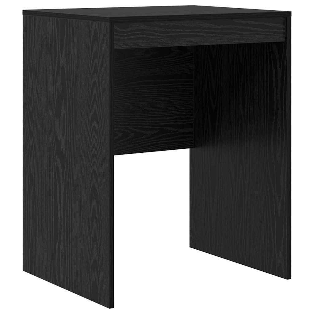 Desk with Storage with Drawer 2 pcs Black oak 60 x 50 x 76 cm