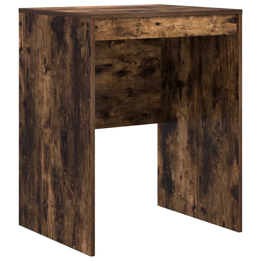 Desk with Storage with Drawer 2 pcs Smoked Oak 60 x 50 x 76 cm