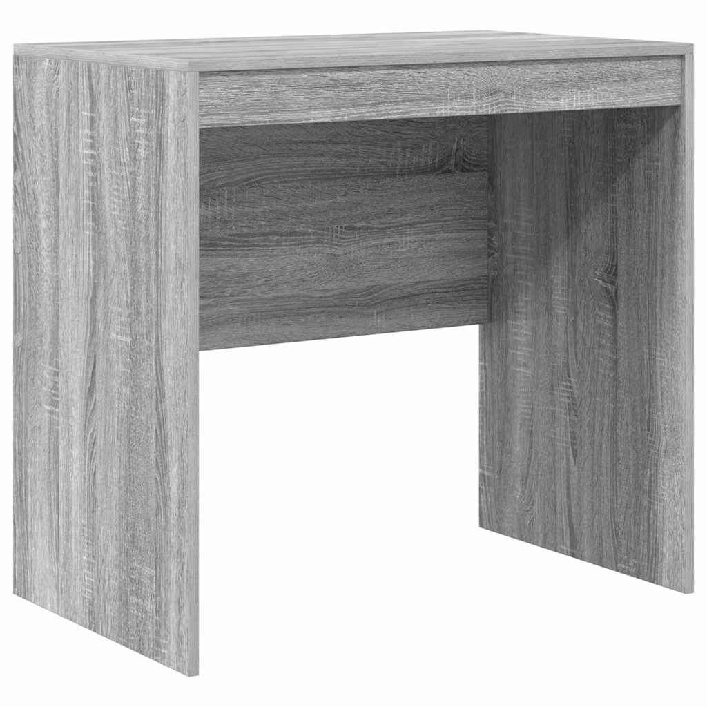 Desk with Storage with Drawer 2 pcs Grey sonoma 80 x 50 x 76 cm