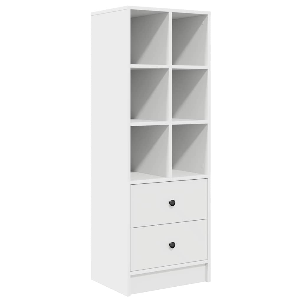Desk with Storage 2 pcs White 90 x 50 x 76 cm Engineered wood