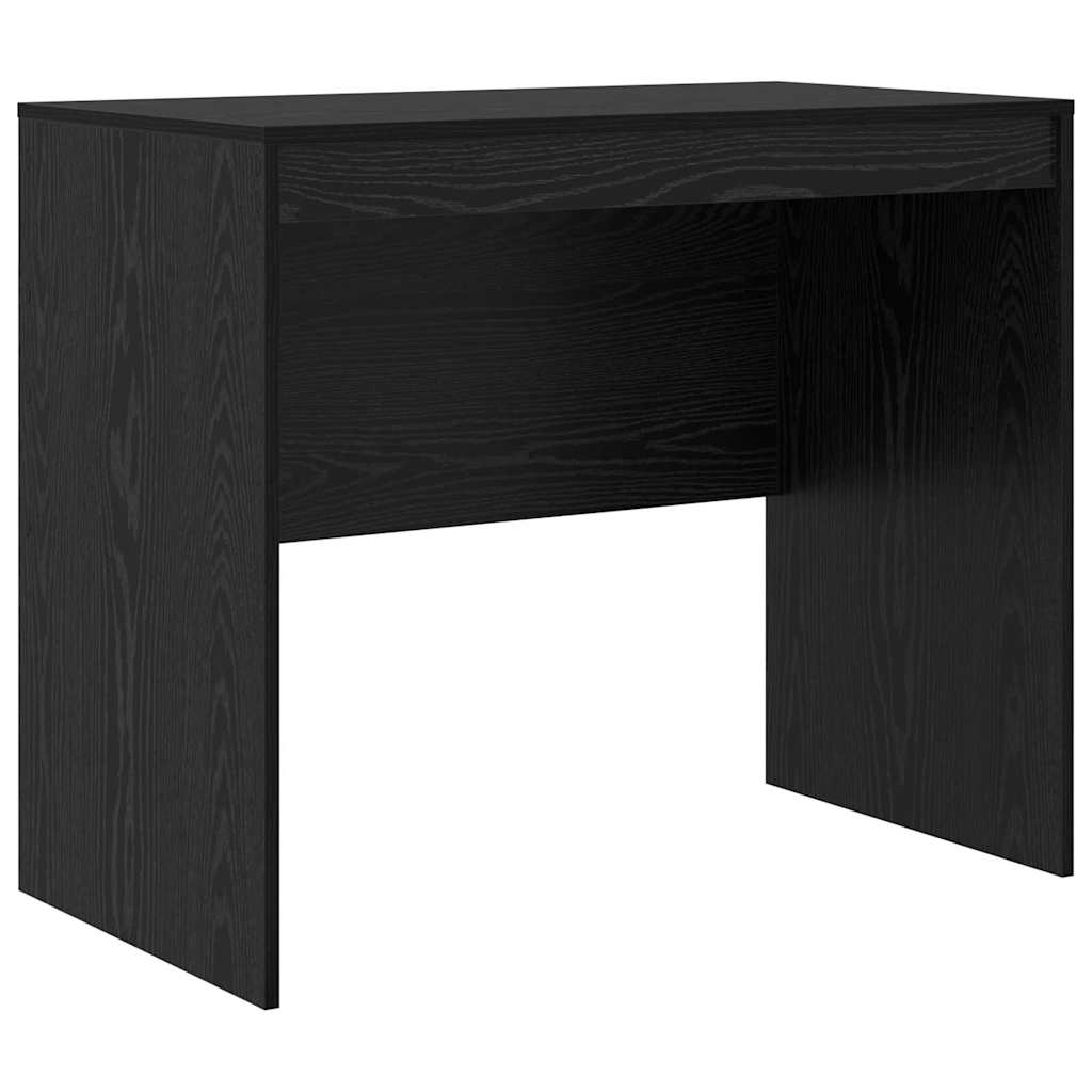 Desk with Storage with Drawer 2 pcs Black oak 90 x 50 x 76 cm