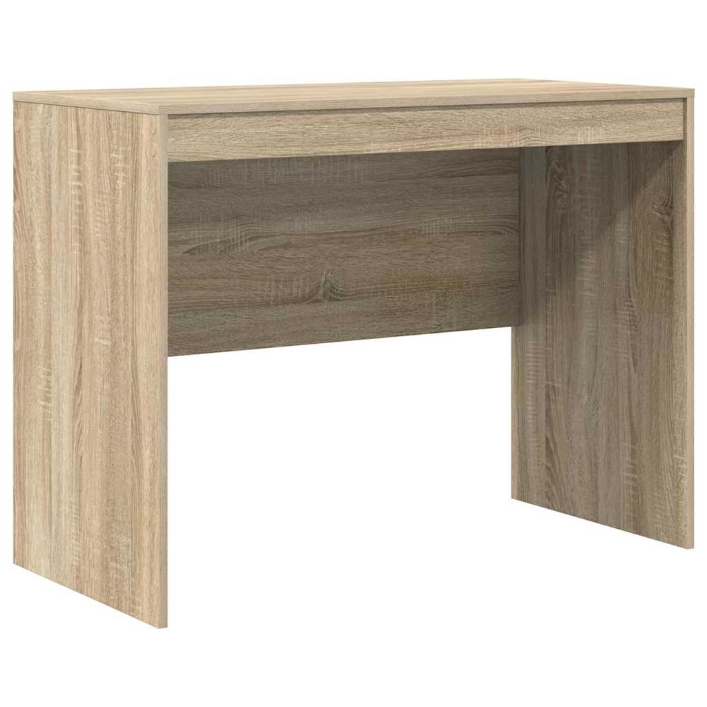 Desk with Storage with Drawer 2 pcs Sonoma Oak 100 x 50 x 76 cm