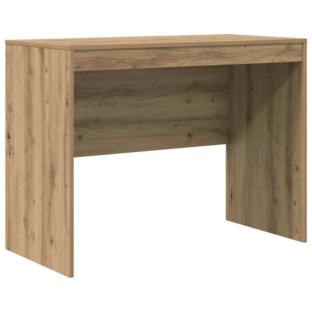 Desk with Storage with Shelf 2 pcs Artisan oak 100 x 50 x 76 cm
