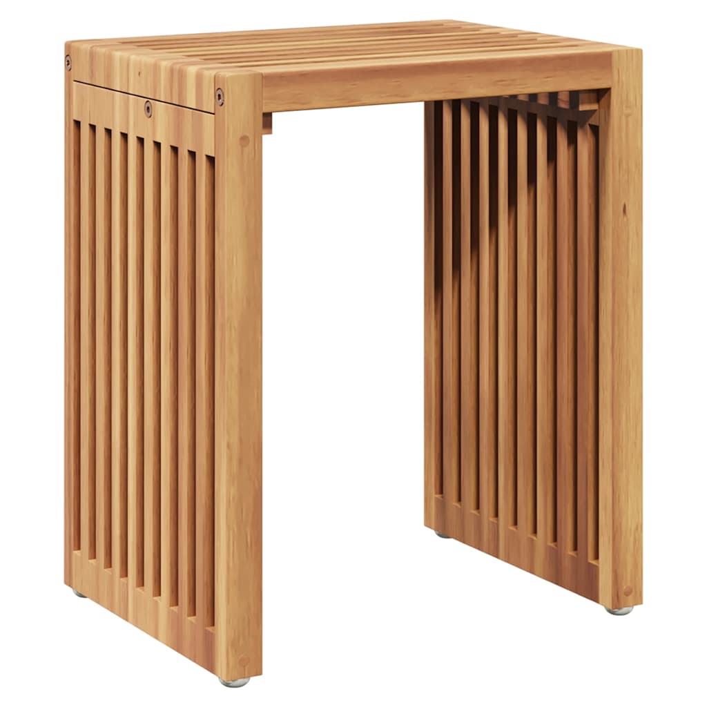 Nest of SideTables Stackable 3 pcs Brown 33 x 44.5 x 51 cm