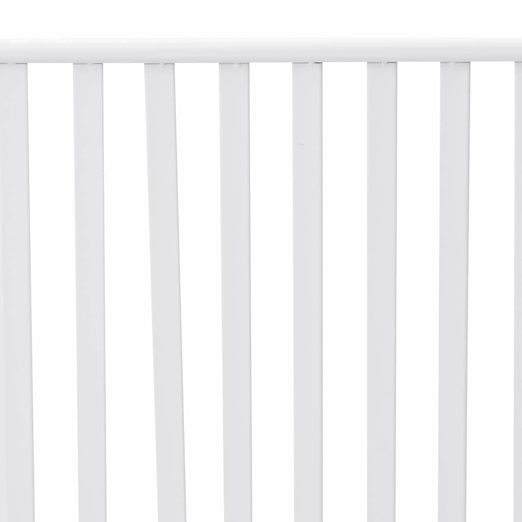 Garden Bench White 104 x 54 x 93cm Steel