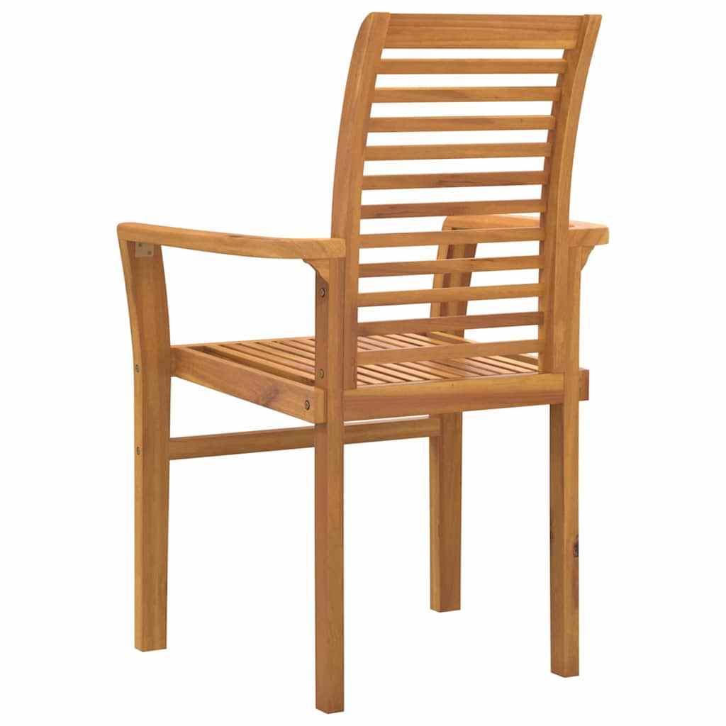 Stacking Garden Chair Brown 62.5 x 54.5 x 95.5 cm