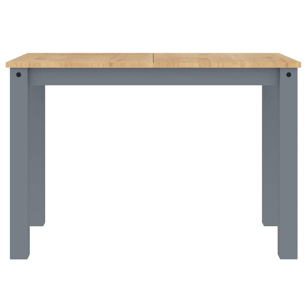 5 Piece Dining Set Panama Grey Solid Wood Pine