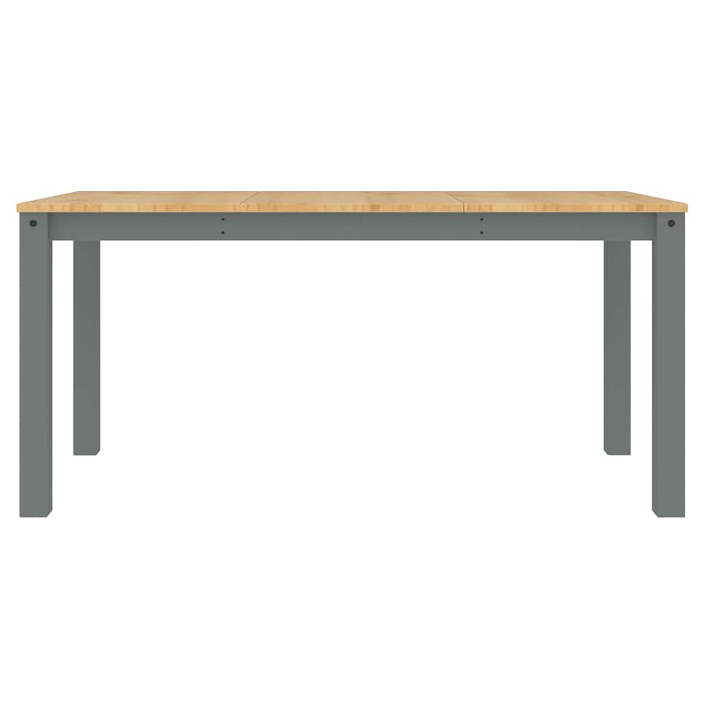 4 Piece Dining Set Panama Grey Solid Wood Pine